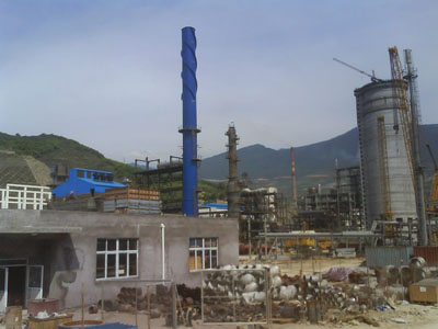 建设中的二化现场